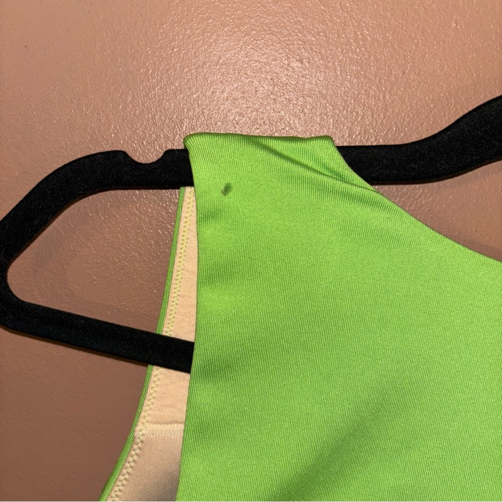 ATHLETA Lime Green Padded Tankini 36A - Picture 5 of 7